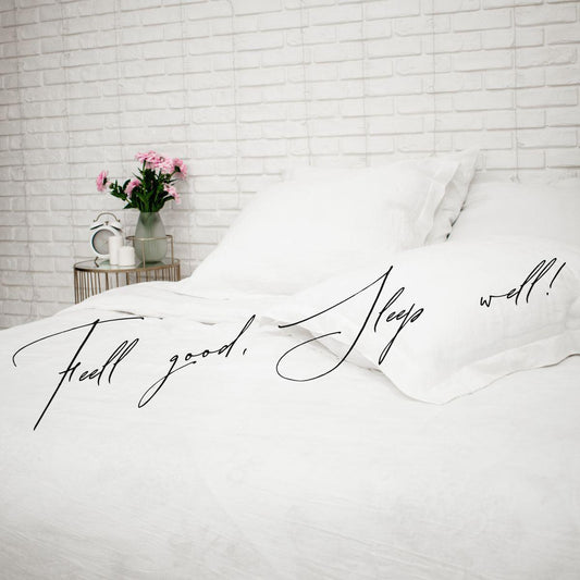Sleep well with linen bedding