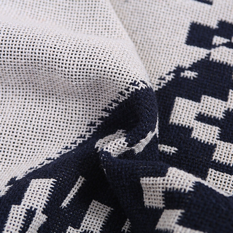 Modern Comfort Unveiled - Cotton Thread Blanket in Various Sizes for Every Space - FlaxLin Eco Textiles
