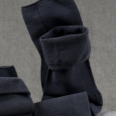 Black Linen Socks - Without Pressure - FlaxLin Eco Textiles