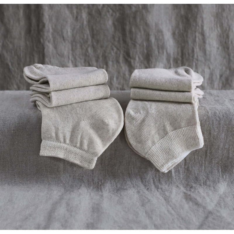 Linen Ankle Socks - FaxLin Eco Textiles