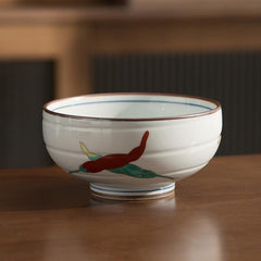 Exquisite Japanese-Style Ceramic Bowl Set: A Symphony of Art and Function - FlaxLin Eco Textiles