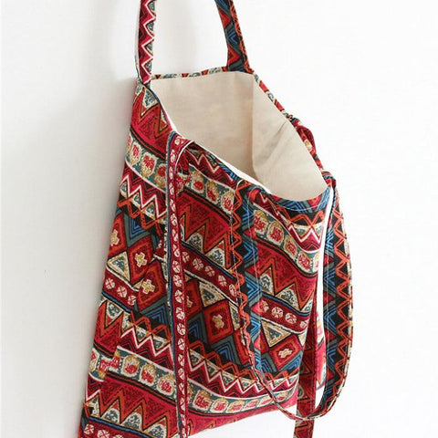 Mori original literary cotton and linen bag - FlaxLin Eco Textiles