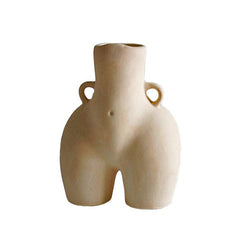 Nordic Creative Body Art Style Ceramic Vase - FlaxLin Eco Textiles