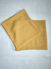 Set of Yellow Linen Pillowcases (2 Pieces) -  Linen pillowcase, Pillowcase set - FlaxLin Eco Textiles