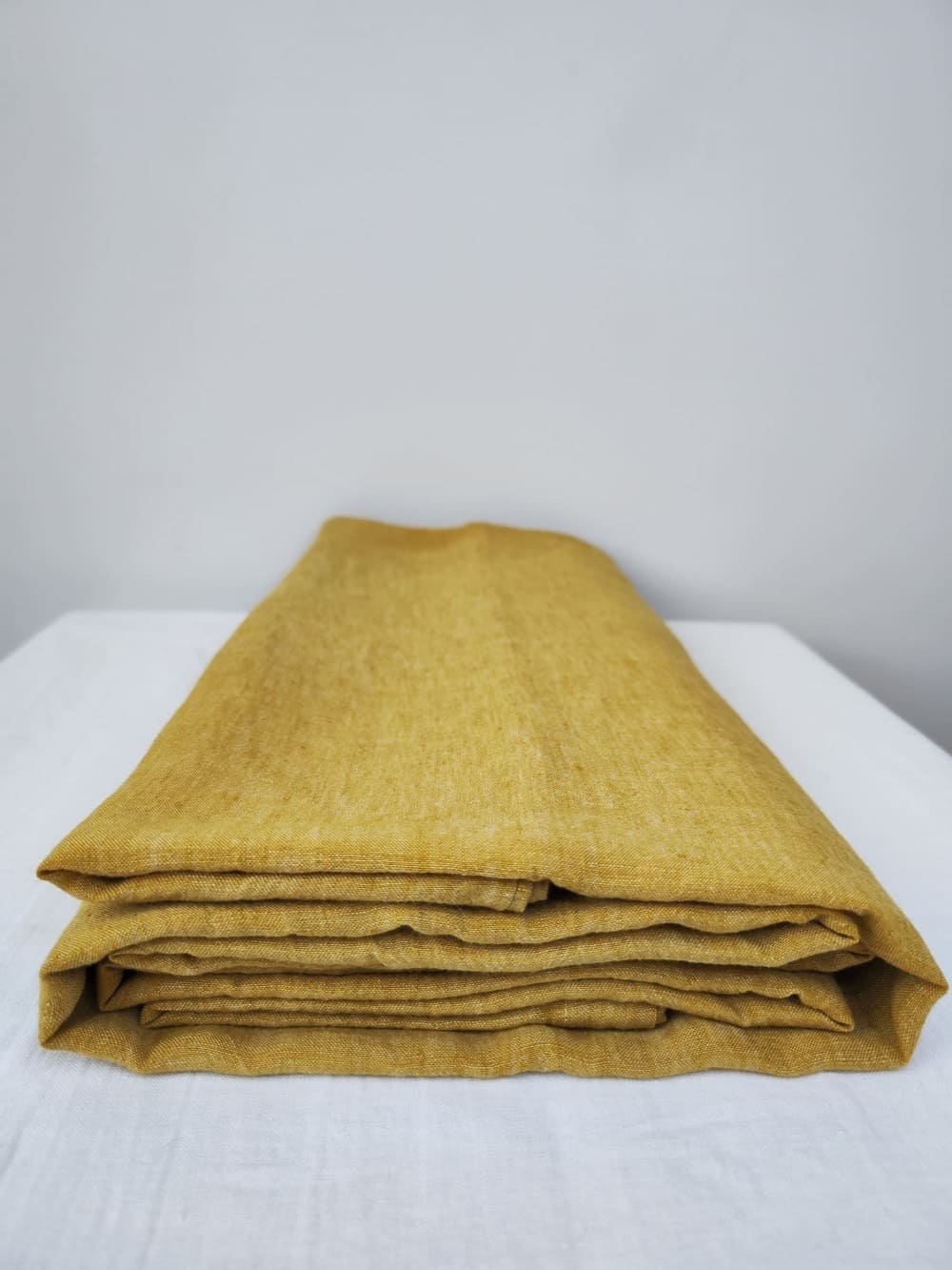 Yellow Soft Linen Sheet - FlaxLin Eco Textiles