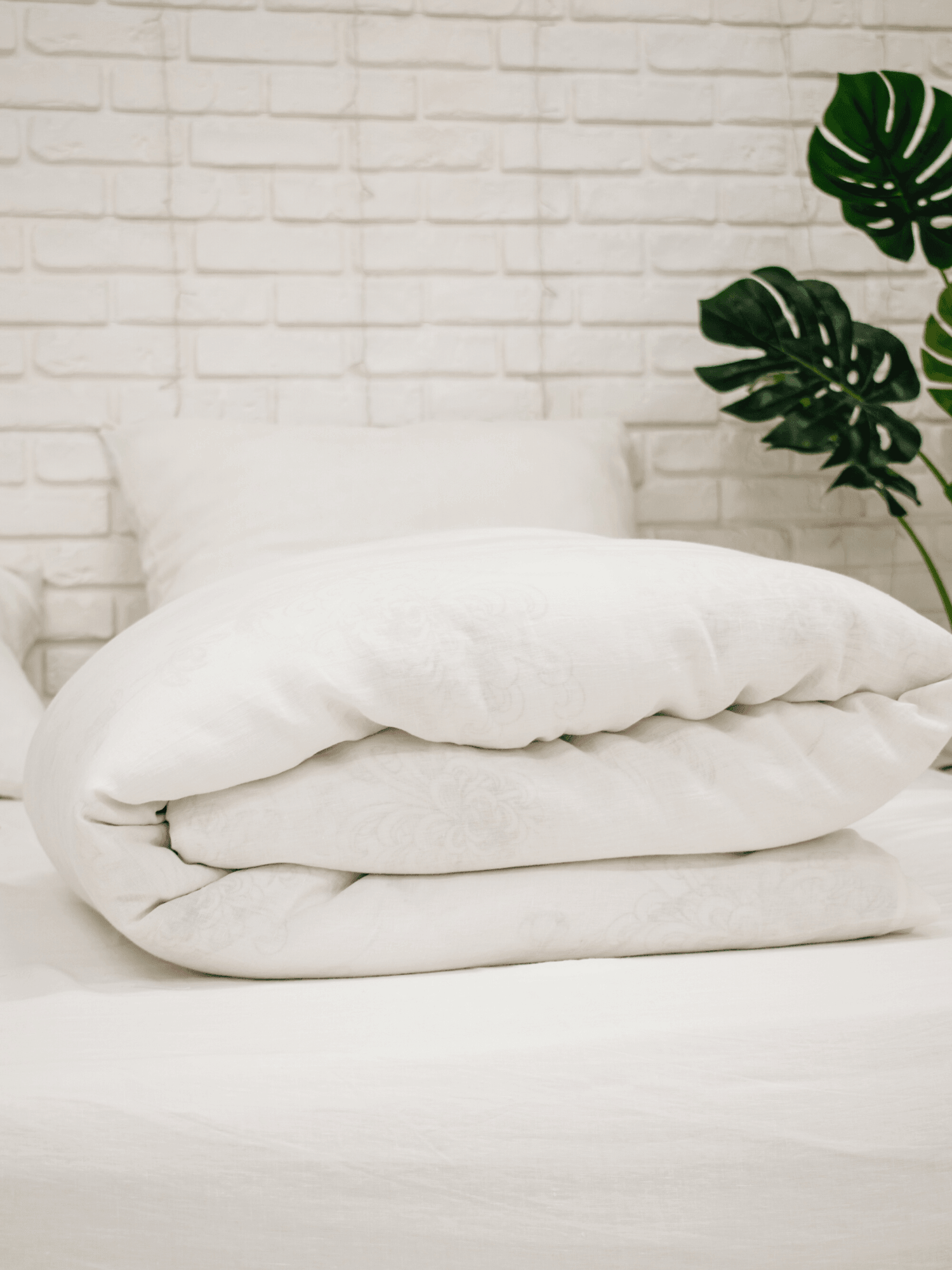 Creame white soft linen duvet cover - Bedroom, Linen duvet cover - FlaxLin Eco Textiles