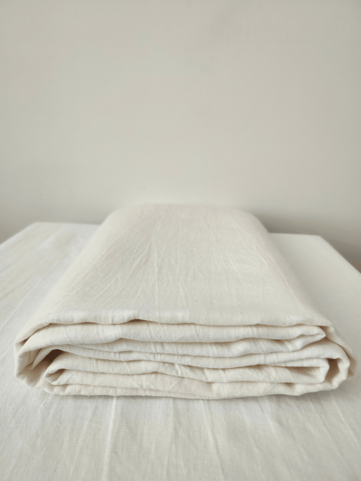 Creame White Soft Linen Sheet - Bedroom, Linen sheet - FlaxLin Eco Textiles