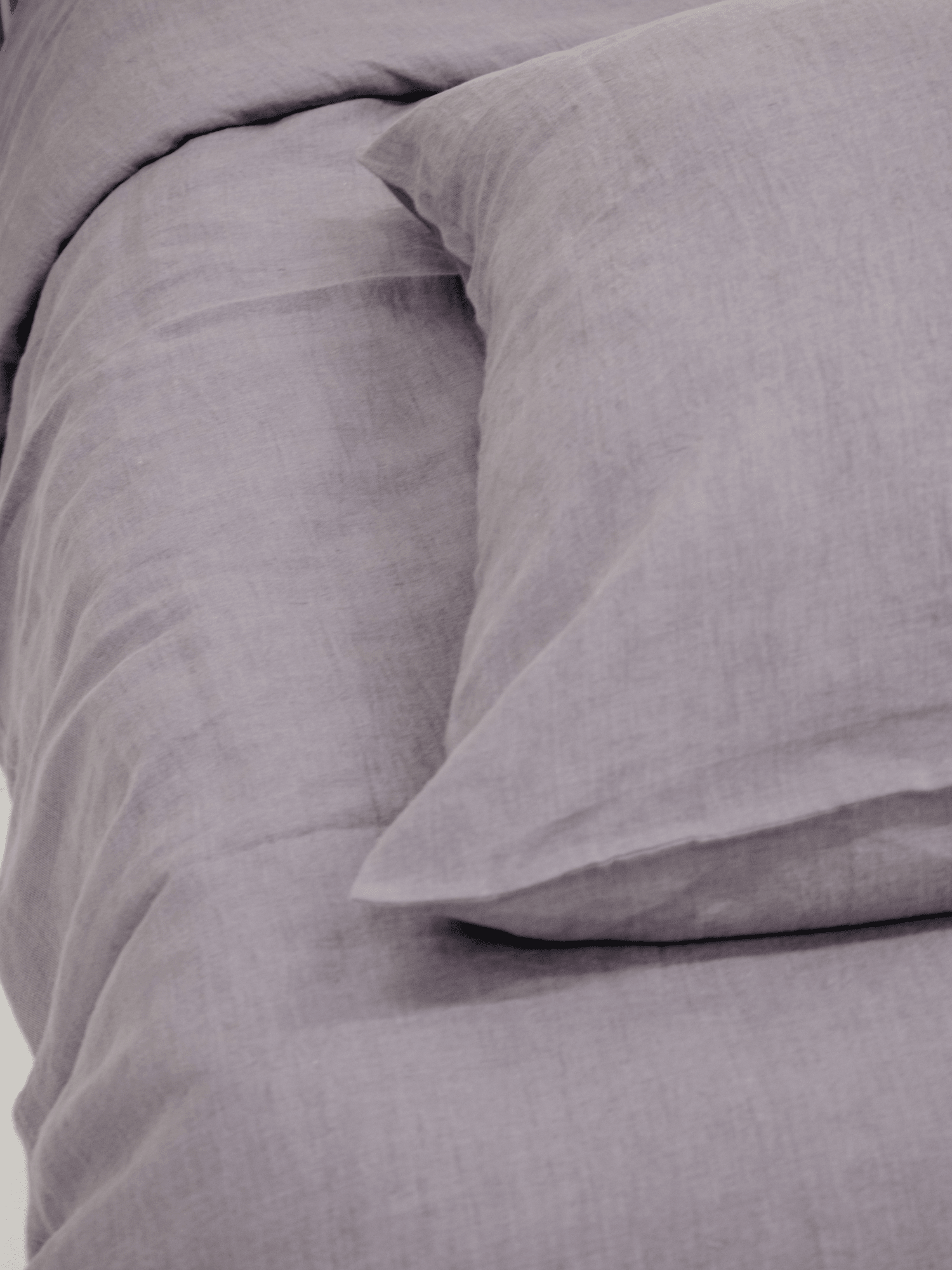 Linen Duvet Cover Set in Perfect Gray (3 items) - Bedroom, Linen duvet cover - FlaxLin Eco Textiles