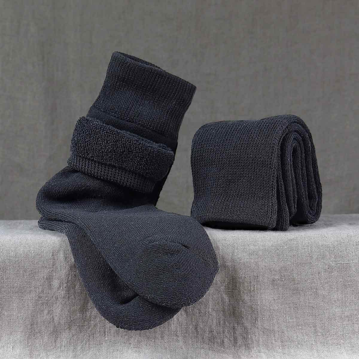 Linen terry socks - Socks - FlaxLin Eco Textiles