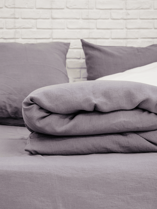 Perfect grey soft linen duvet cover - Bedroom, Linen duvet cover - FlaxLin Eco Textiles 1500