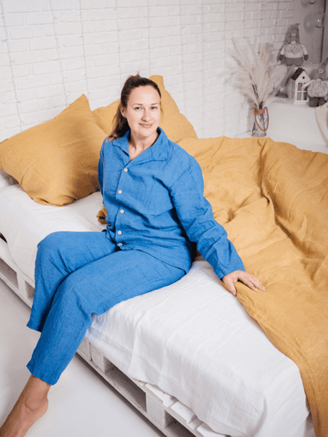 Snow White Soft Linen Sheet - Bedroom, Linen sheet - FlaxLin Eco Textiles